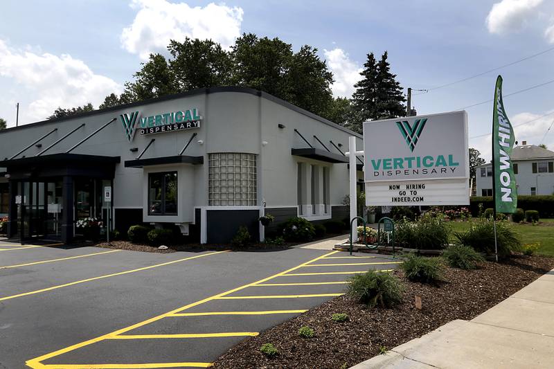 The new Vertical Dispensary, in Cary on Friday July 7, 2023. The dispensary might be the third dispensary to open in McHenry County.