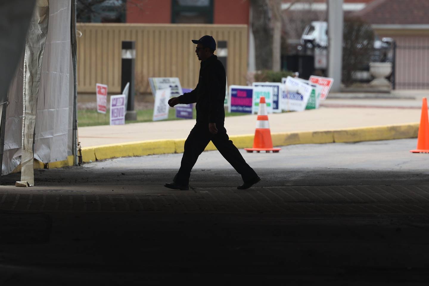 Will County Office Building, in Joliet, was one of multiple locations open for early voting on Monday, April 3, 2023 in Joliet.