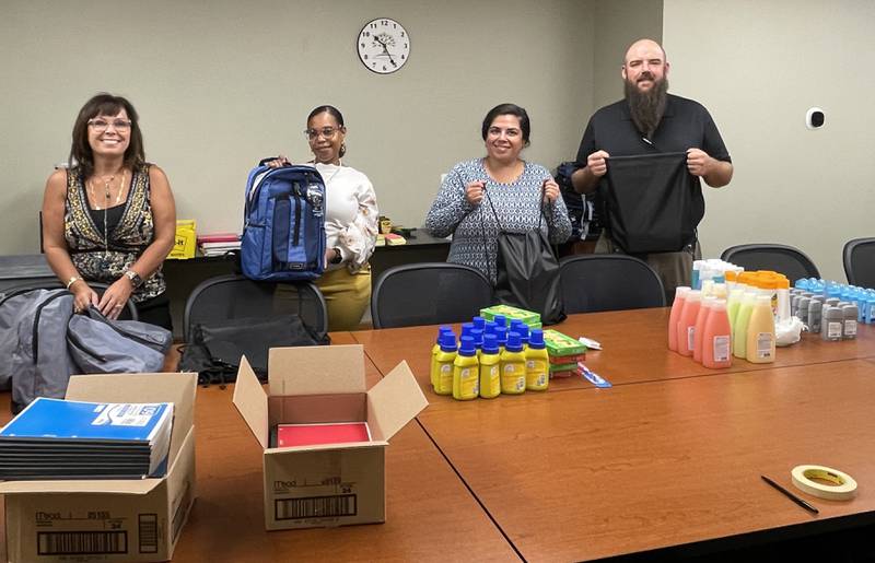 The Kane County Regional Office of Education’s Youth Outreach Staff is creating personal hygiene kits for distribution to students in need throughout the county.