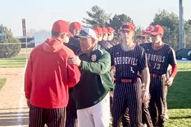 Hall, St. Bede baseball teams rally around Hall senor Jax LaVelle and his battle with cancer 