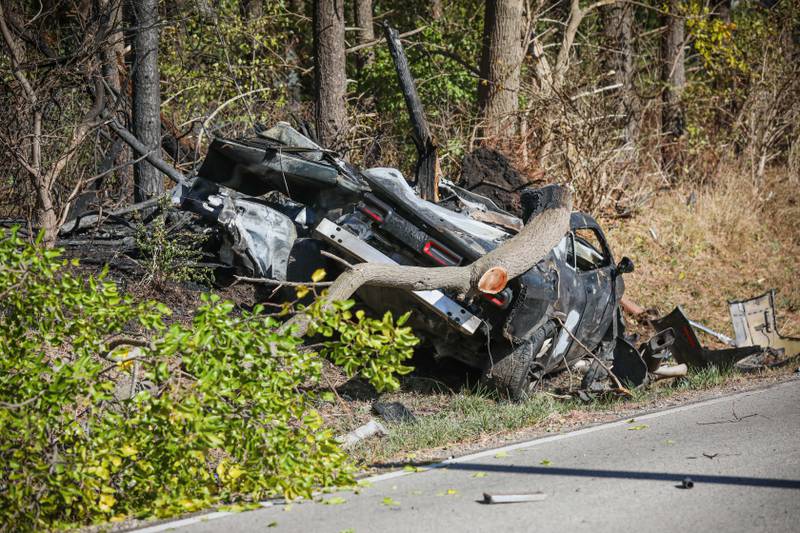 Three people died Sunday, Oct. 27, 2024, in a two-vehicle crash near Woodstock.