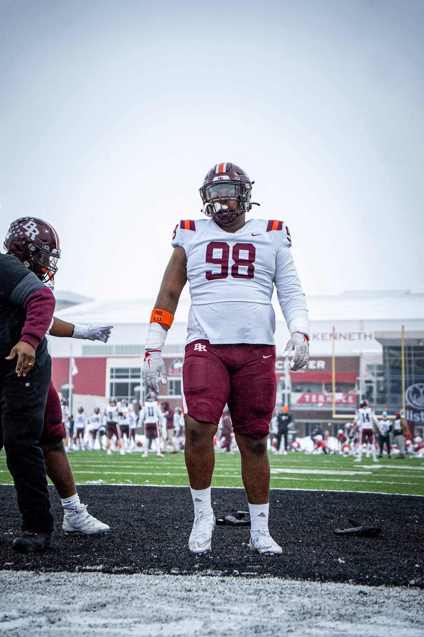 Brother Rice defensive tackle Brayden Parks made up part of a unit that collectively earned the CCL/ESCC Blue's Lineman of the Year honor in 2025.