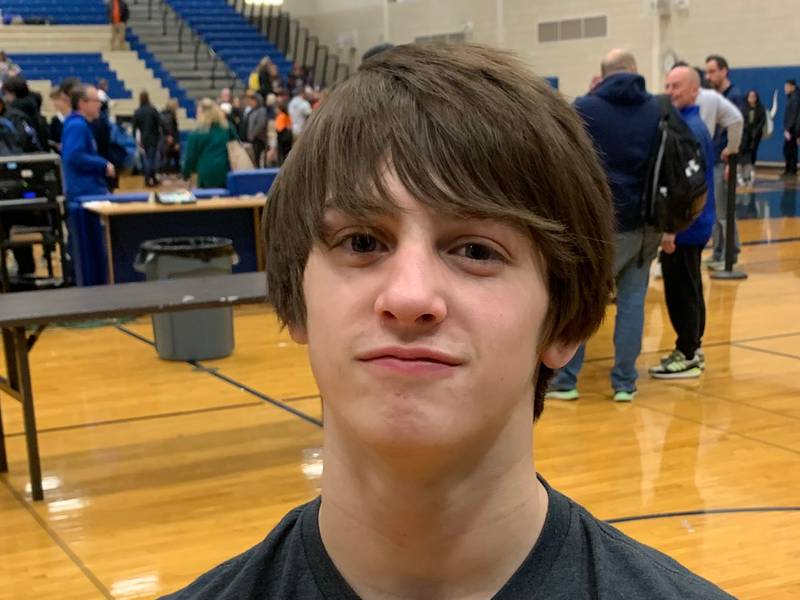 St. Charles East freshman Dom Munaretto