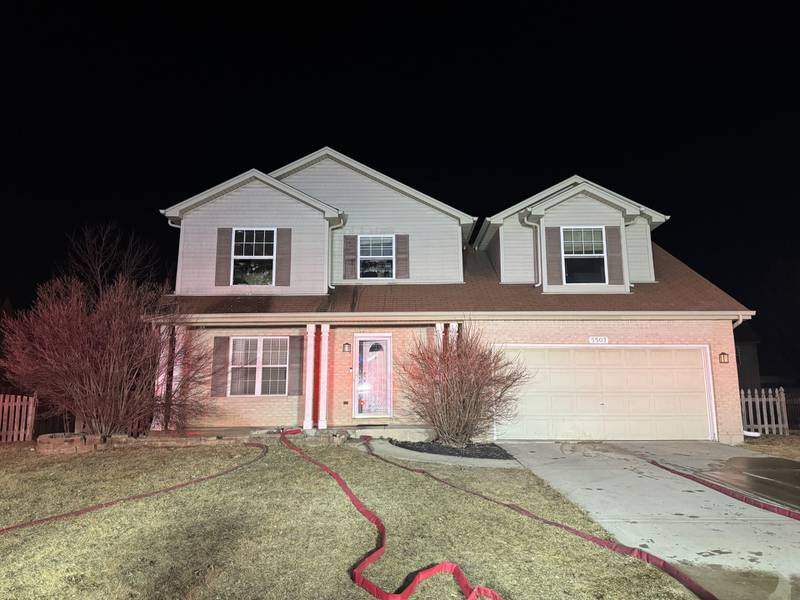 The Joliet Fire Department responded to a house fire in the 5500 block of Maha Street on Saturday, March 1, 2025.