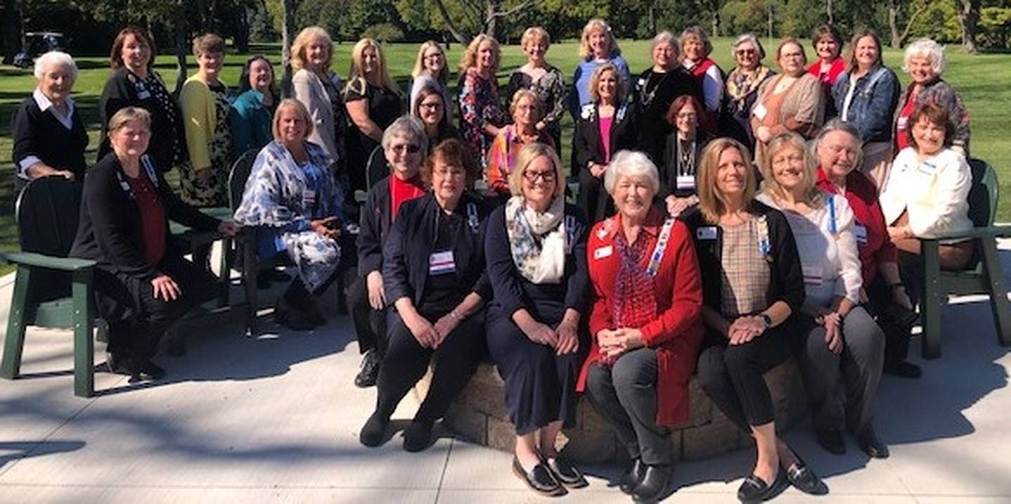 Members of the General John Stark Chapter of the Daughters of the American Revolution.