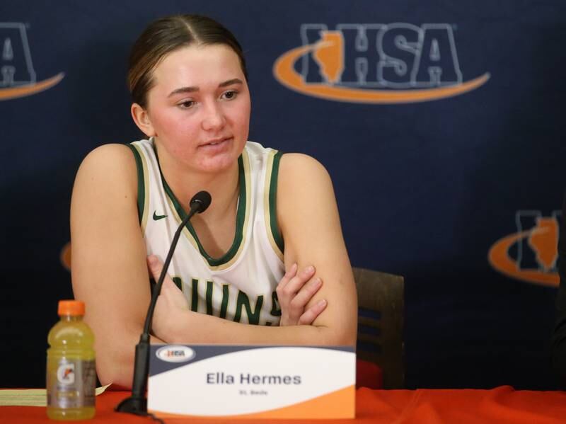 Photos St. Bede vs Okawville girls basketball in the Class 1A State