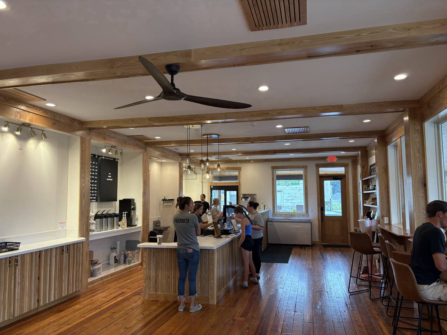 Refuge Coffee&Co is just one a few different businesses that The Lumberyard hosts.