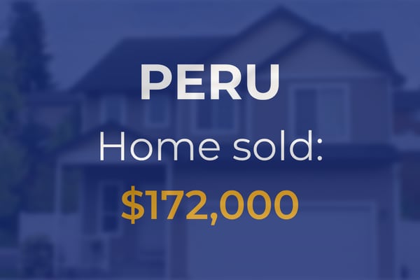 Single-family home sells in Peru for $172,000