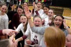 Photos: Prairie Ridge vs. St. Viator, 3A Streamwood Supersectional volleyball