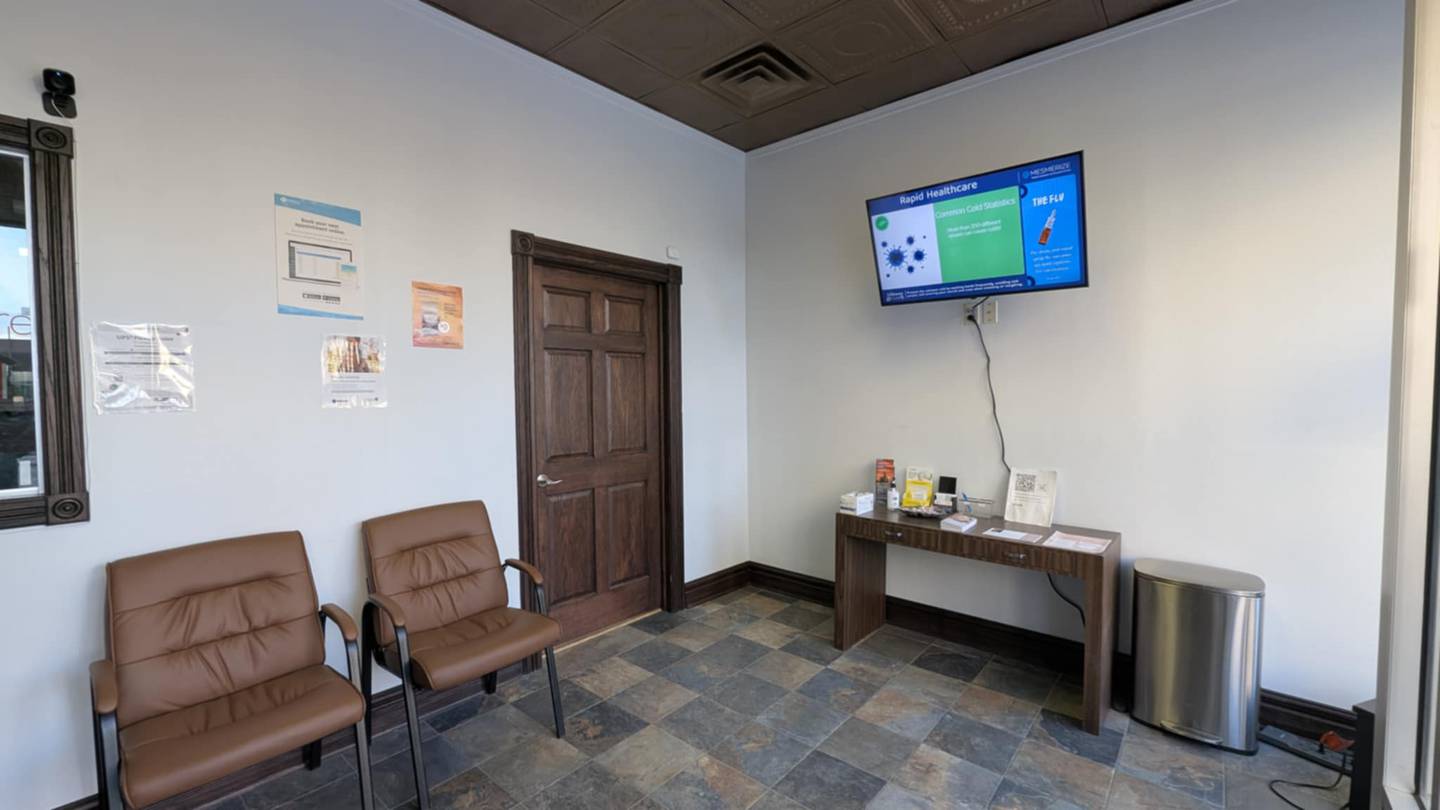 The waiting room at Rapid Healthcare in Joliet is seen on Thursday, Feb. 6, 2025, in Joliet.