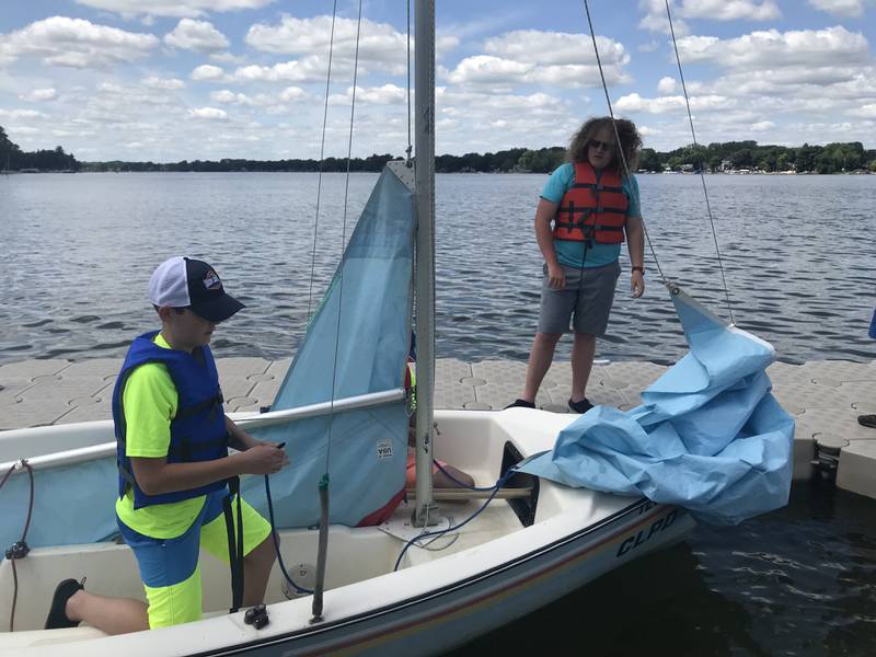 During the summer season, the Crystal Lake Park District offers private and group sailing lessons, the completion of which can garner students the sailing card needed to rent sailboats on Crystal Lake.