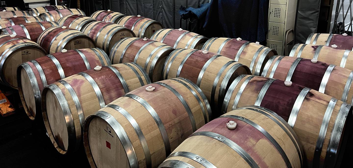 Future releases age in barrels at Sable Creek. Photos provided by Heritage Corridor Destinations