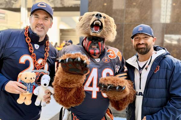 Plainfield man will be bearing down at Bears-Packers playoff game