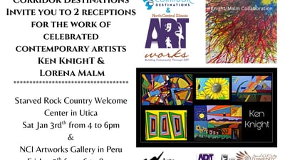 Utica Welcome Center to host works by contemporary artists Ken Knight and Lorena Malm