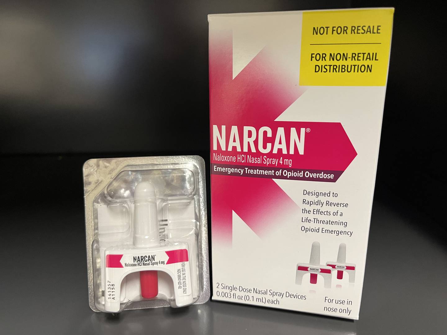 Naloxone, or Narcan, binds to opioid receptors in the brain and can reverse and block the effects of opioids. It can begin working within minutes to restore breathing, consciousness, and save a life.