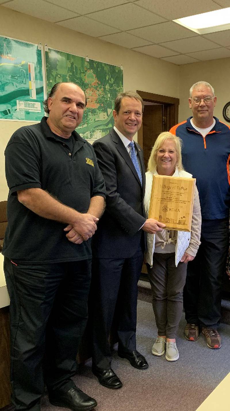 The village is working to address flooding concerns at the local wastewater treatment facility and identify solutions for relocating a flood tunnel.