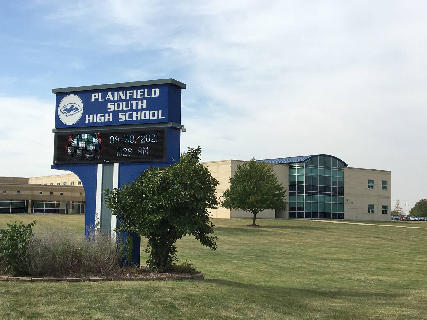 Plainfield South High School, 7800 Caton Farm Road, Joliet, seen on Thursday, Sept. 30, 2021.