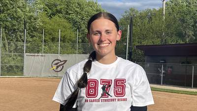 Richmond-Burton’s Hailey Holtz throws perfect game, breaks team’s strikeout record in playoff-opening win