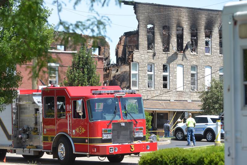 An early morning fire at 406 East Third Street in Sterling destroyed a 3-story building.