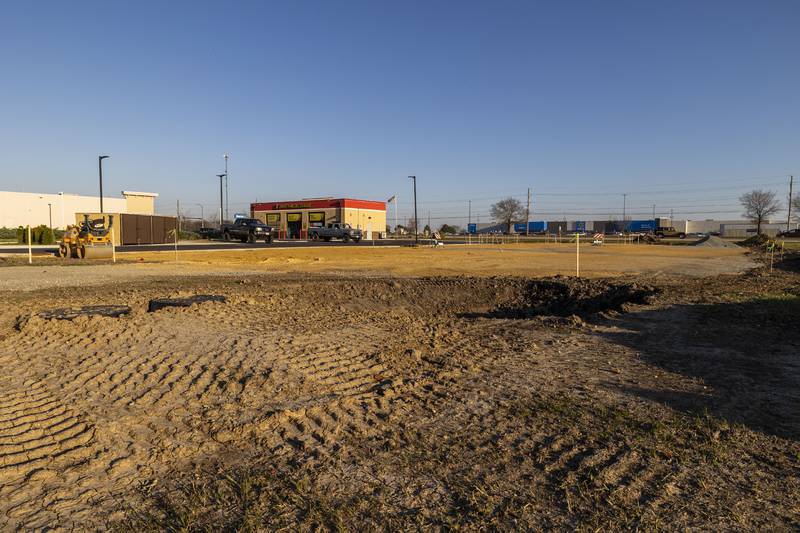 Ground has been broken on 7 Brew Drive Thru Coffee on East Lincolnway in Sterling.