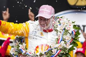 Indianapolis 500: Josef Newgarden wins by 0.0974 seconds in wild, crash-filled finish
