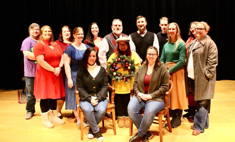 The cast of "The Shop Around The Corner" at Engle Lane in Streator.