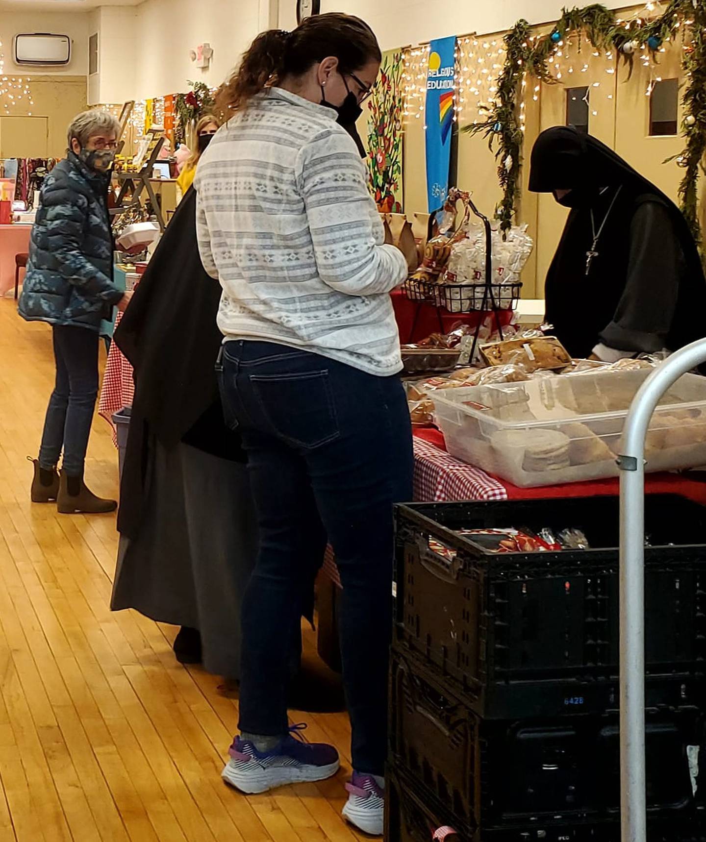 The Unitarian Universalist Congregation of DeKalb's winter farmers market fundraiser