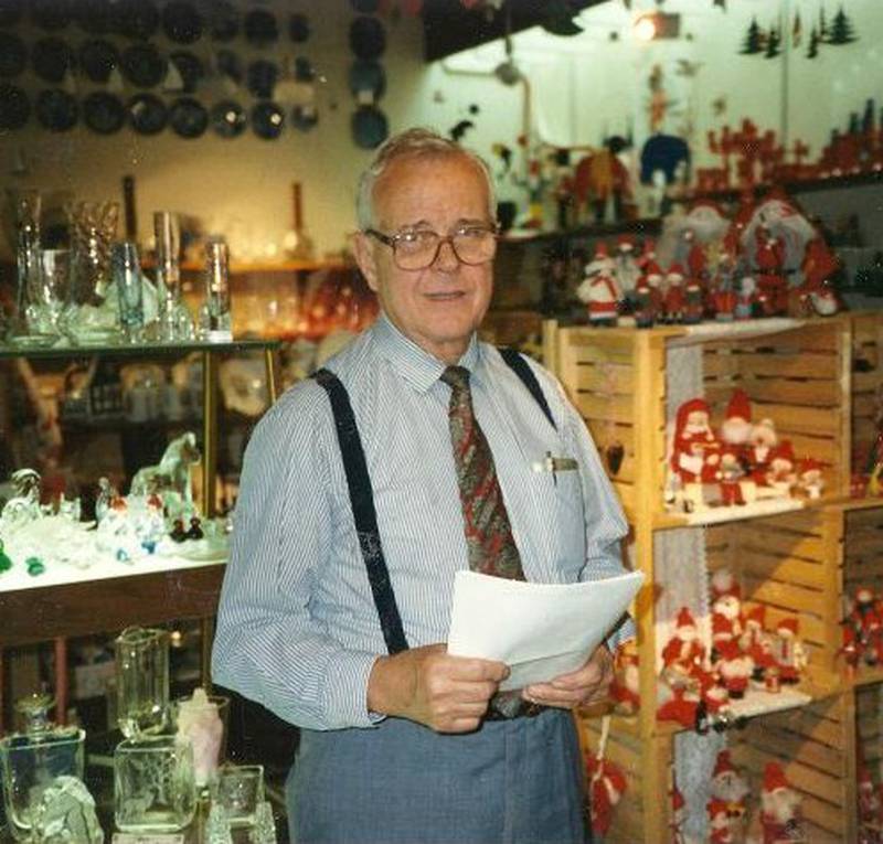 Lennart Jonsson who immigrated from Sweden in 1954,  operated and expanded The Gift Box in Geneva for almost 30 years. The business marks its 75th year this year.