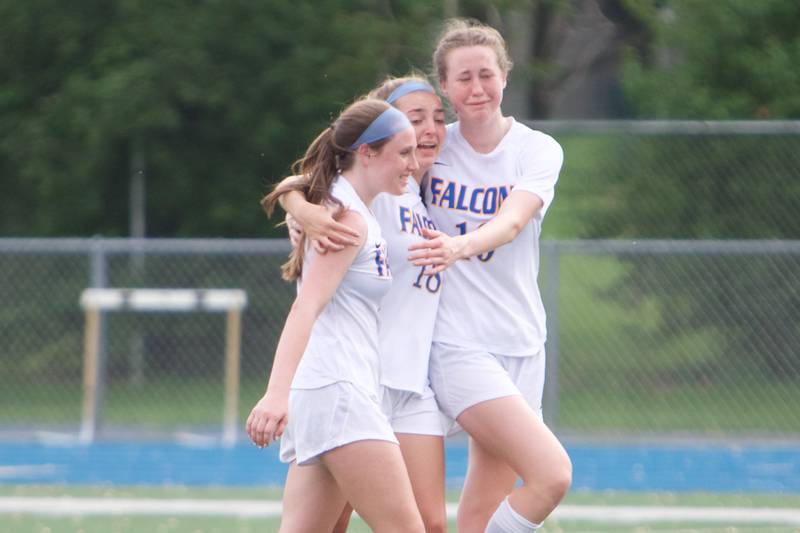 Wheaton North reacts to the loss against St. Charles East at the Class 3A Regional Final in Wheaton on May 20,2022.
