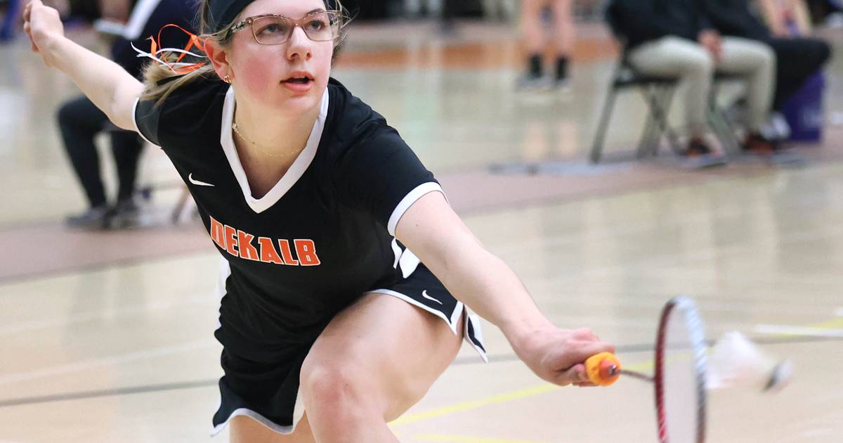 Photos: DeKalb High School hosts IHSA State Badminton Championships
