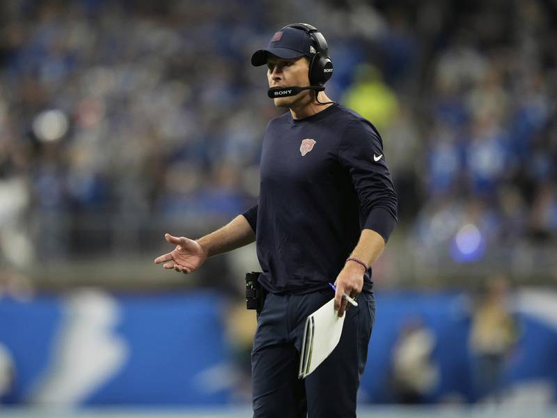 What Ben Johnson, Chicago Bears said Monday after blowout loss to Detroit Lions