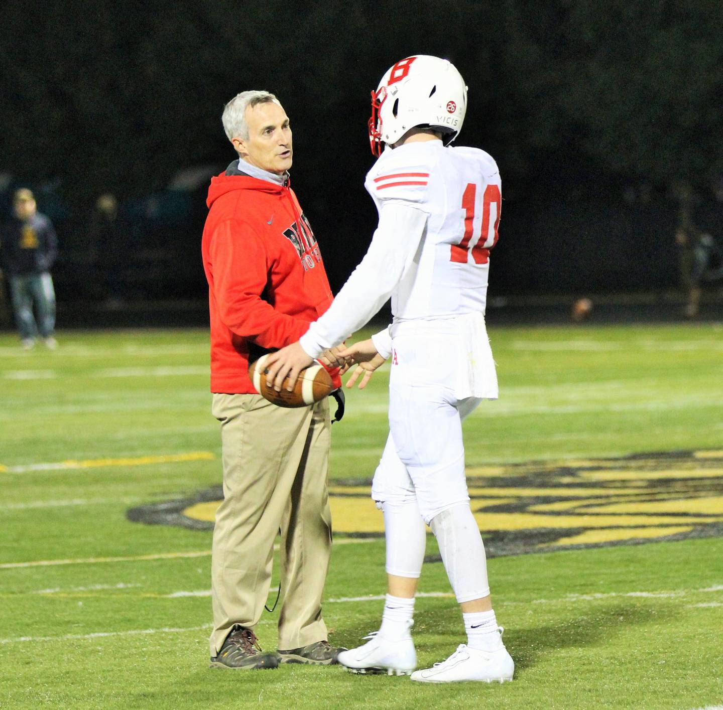 Benet's Pat New compiled a 92-67 record over 16 years as the head football coach of the Redwings.