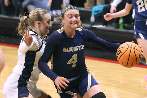 Marquette’s underdog run ends with 61-42 sectional loss to Rockford Christian