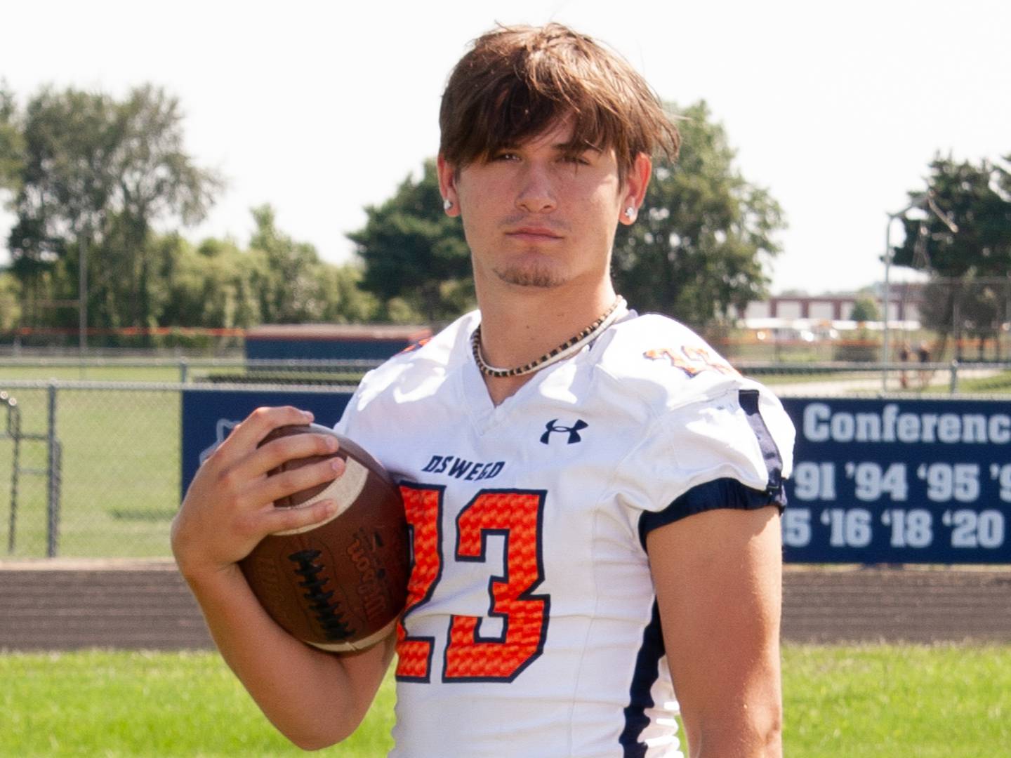 Oswego junior Braedon Hellinger