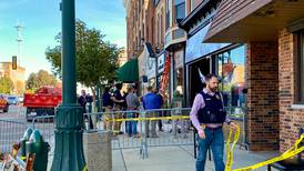 Photos: Vehicle crashes through front of downtown Sycamore business during Pumpkin Festival