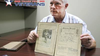 Inside World War I wartime in journal found at DeKalb estate sale