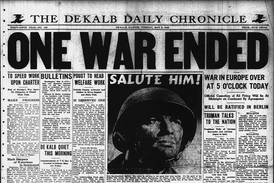 Historical covers for May 8: V-E Day in Europe ends World War I
