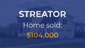 Sale closed in Streator: $104,000 for a single-family home built in 1879