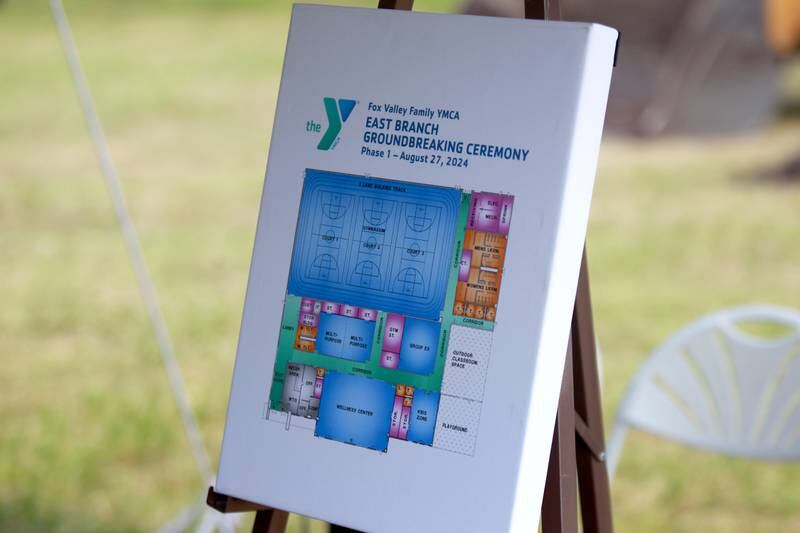 A groundbreaking ceremony for the East Branch of the Fox Valley Family YMCA was held on Tuesday, Aug. 27, 2024 in Bristol.
