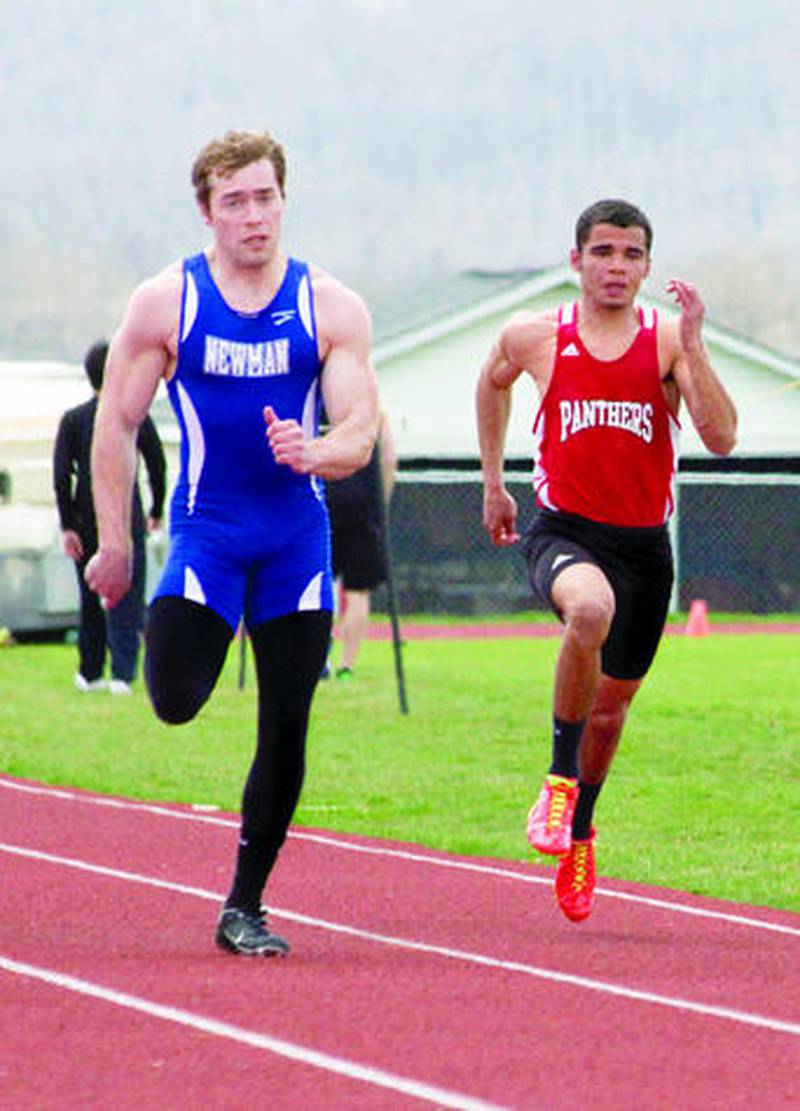Boys track & field: Senior leads Newman's charge to third at its first