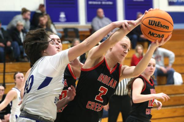 Photos: Indian Creek girls basketball hosts Hinckley-Big Rock