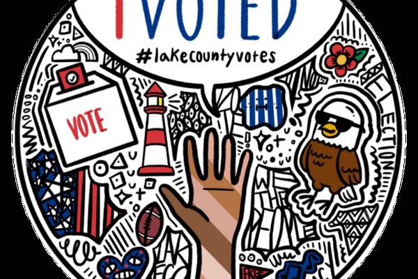 Lake County Clerk’s Office announces winners of ‘I Voted’ Sticker design contest