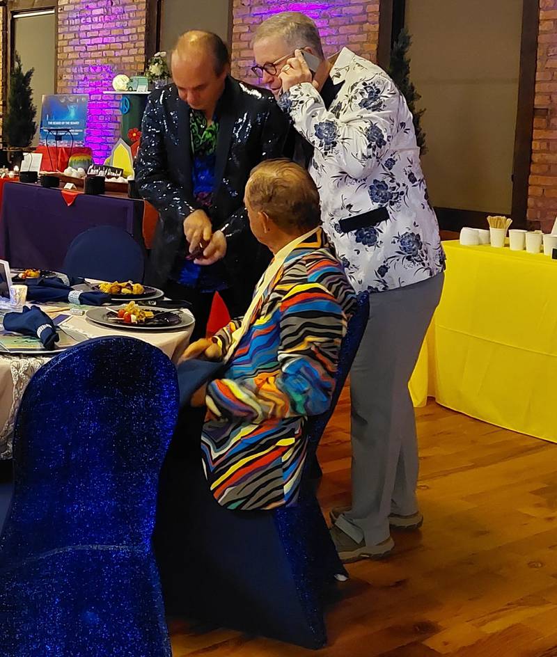 A group of guests at the Starved Rock Country Community Foundation Disco Ball gave flashbacks to the 1970s on Saturday, Nov. 4, 2023.