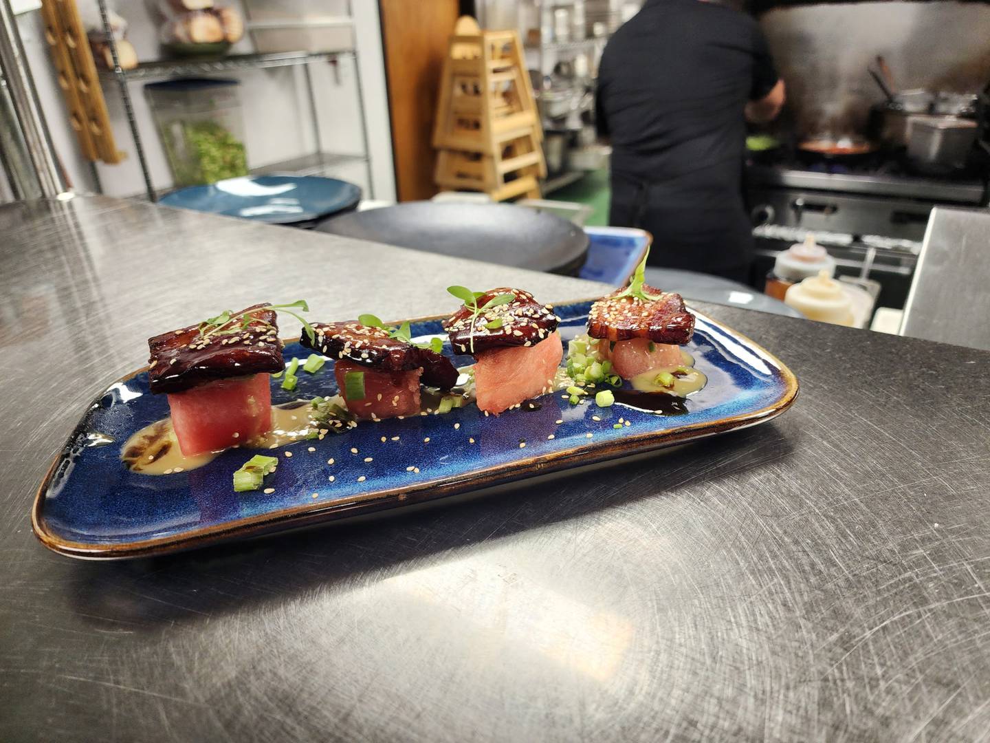 Hardware Sustainable Gastropub and Brewery is a farm-to-table restaurant known for their oddly delicious combinations.