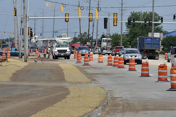 Underground construction part of the Routes 47 and 71 expansions in the Yorkville-area