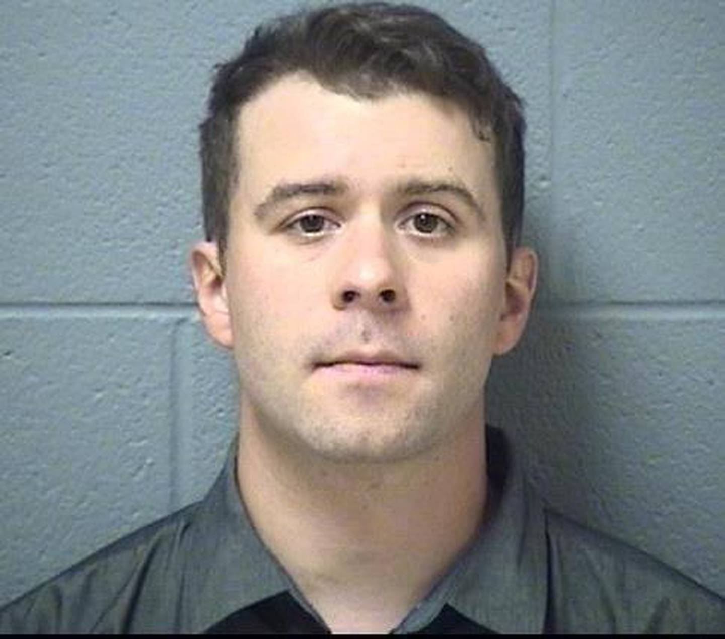Ryan Thompson (pictured) pleaded guilty to secretly recording videos of underage girls in a locker room while he was working as a janitor at Chaney-Monge School in Crest Hill.