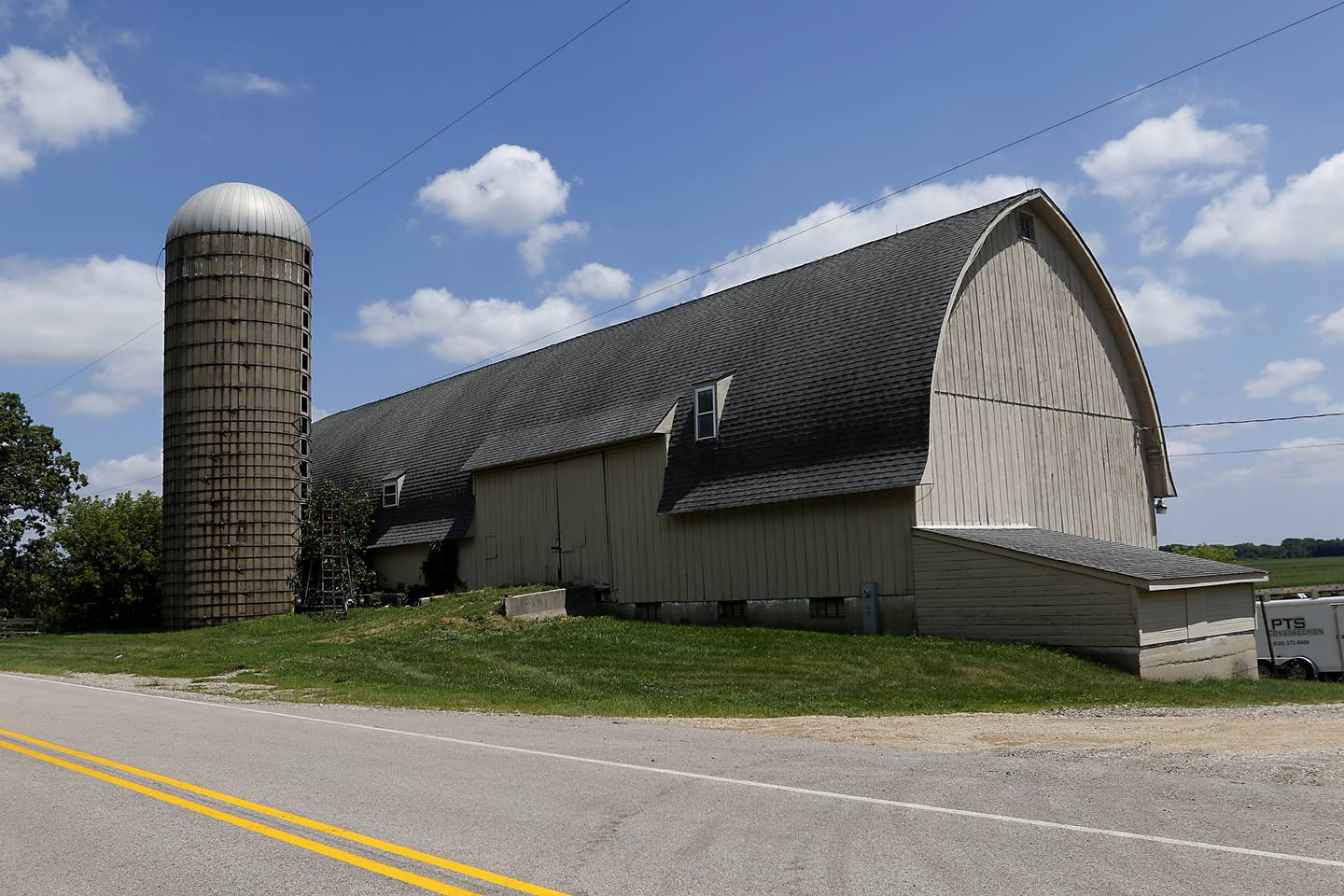 The Village of Bull Valley’s barn next to the Stickney House on Thursday, July 27, 2023, in Bull Valley. The village of Bull Valley is planning to make the Stickney House into an event venue and move the village offices to the barn.
