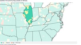 IDPH: 26 counties at ‘medium’ COVID-19 risk; invasive group A strep throat on the rise