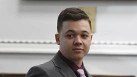 Drone video at Rittenhouse murder trial shows first shooting