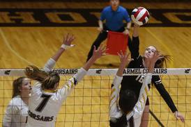 Photos: Prairie Ridges vs. Carmel, 3A Carmel Sectional championship volleyball